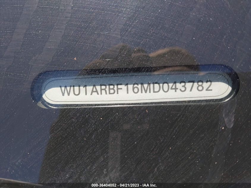 2021 AUDI RS Q8 - WU1ARBF16MD043782