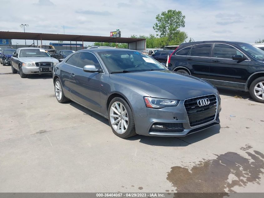 2016 AUDI A5 PREMIUM PLUS - WAUM2AFR5GA019779