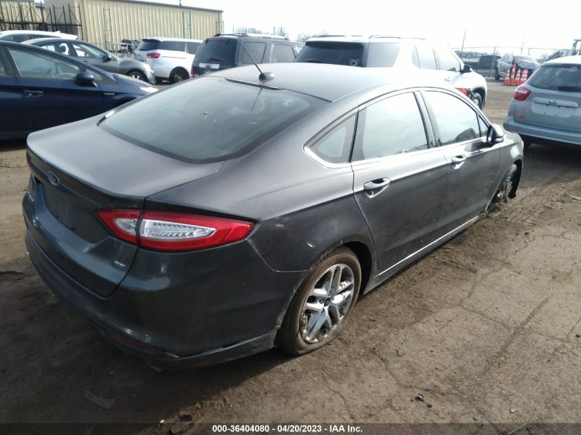 2016 FORD FUSION SE - 1FA6P0H77G5104110