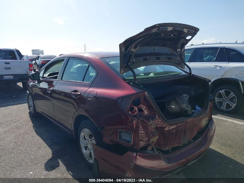 2014 HONDA CIVIC SEDAN LX - 2HGFB2F50EH540388