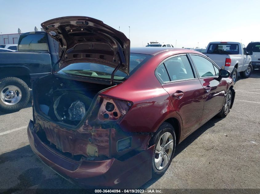 2014 HONDA CIVIC SEDAN LX - 2HGFB2F50EH540388