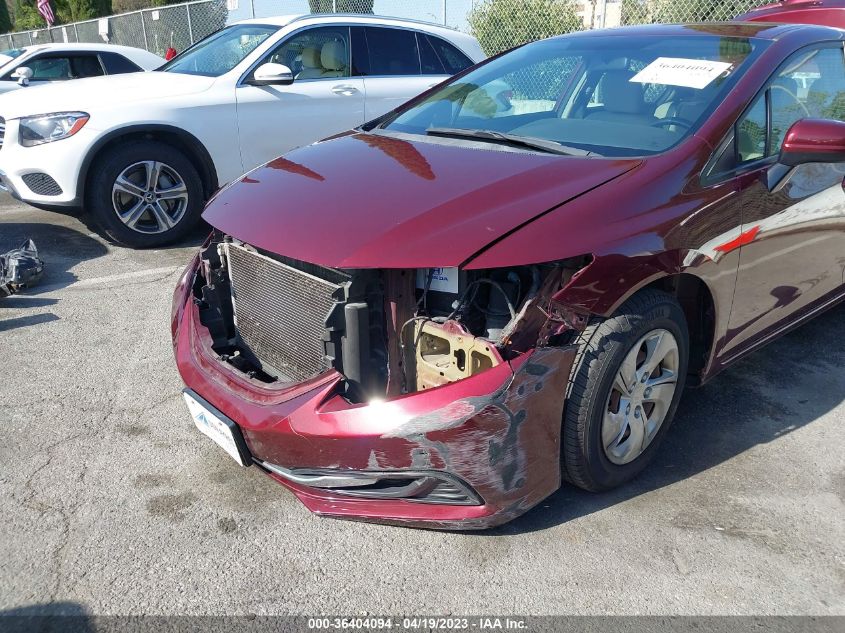 2014 HONDA CIVIC SEDAN LX - 2HGFB2F50EH540388