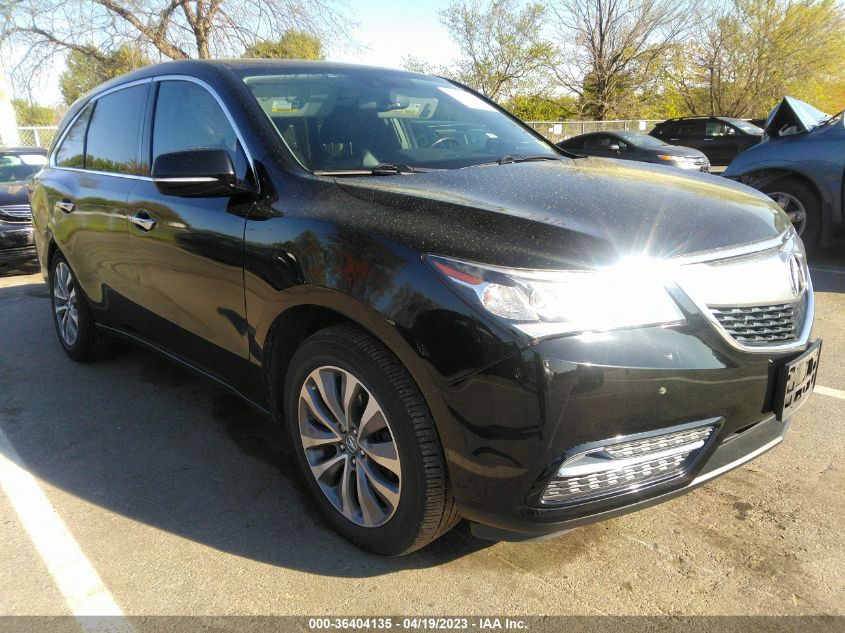 2014 ACURA MDX TECH PKG - 5FRYD4H4XEB044729