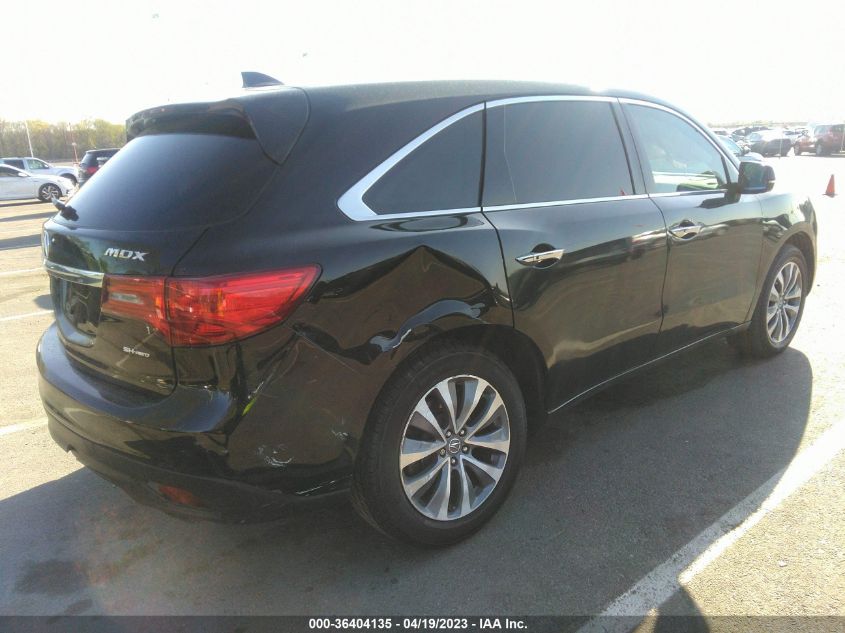 2014 ACURA MDX TECH PKG - 5FRYD4H4XEB044729