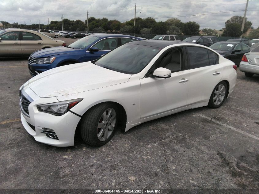 2014 INFINITI Q50 PREMIUM - JN1BV7AR9EM684582