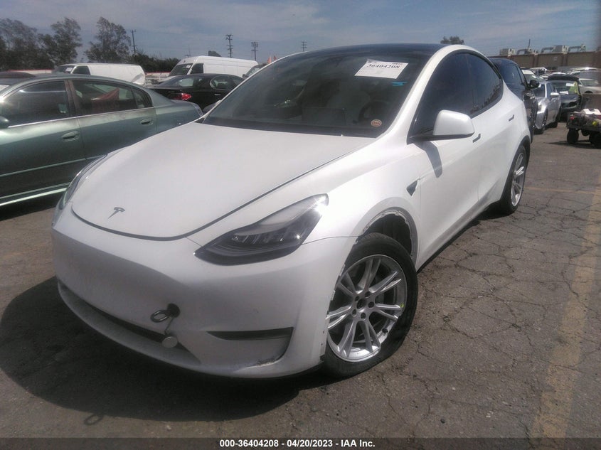 VIN 5YJYGDEE4MF061434 2021 TESLA MODEL Y LONG RANGE