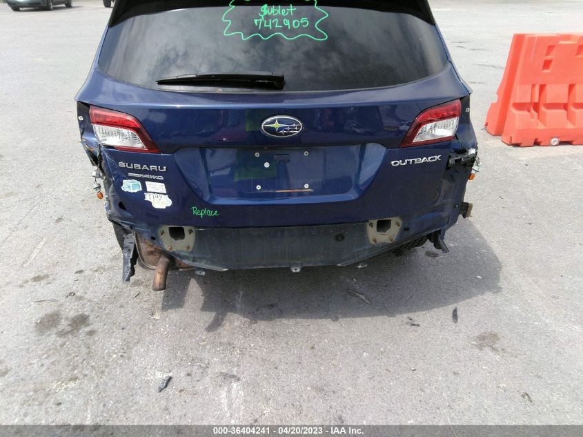 2016 SUBARU OUTBACK 2.5I PREMIUM - 4S4BSBCC5G3336929