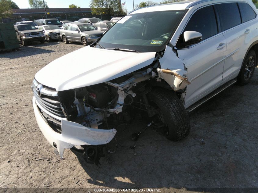 2016 TOYOTA HIGHLANDER XLE - 5TDJKRFH2GS332643