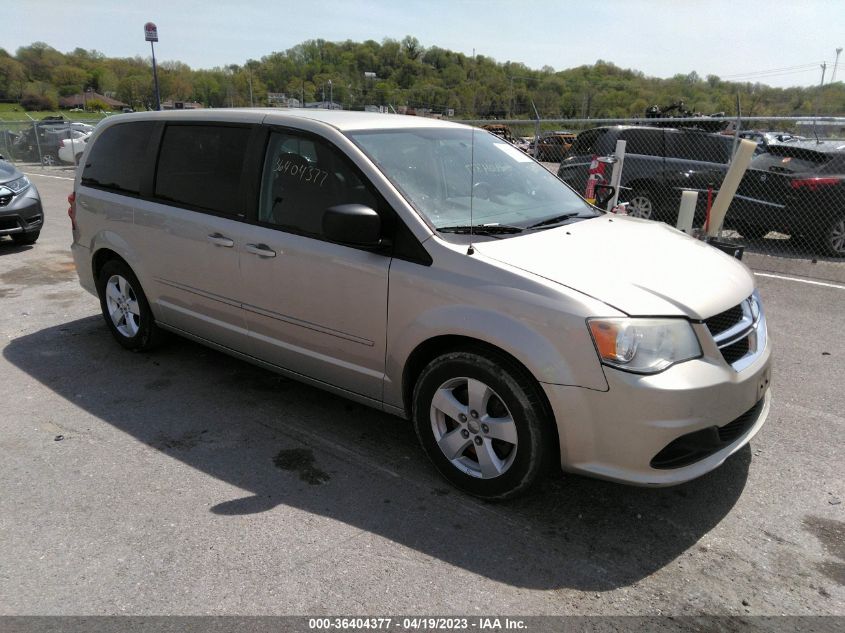 2013 DODGE GRAND CARAVAN SE - 2C4RDGBG0DR683635