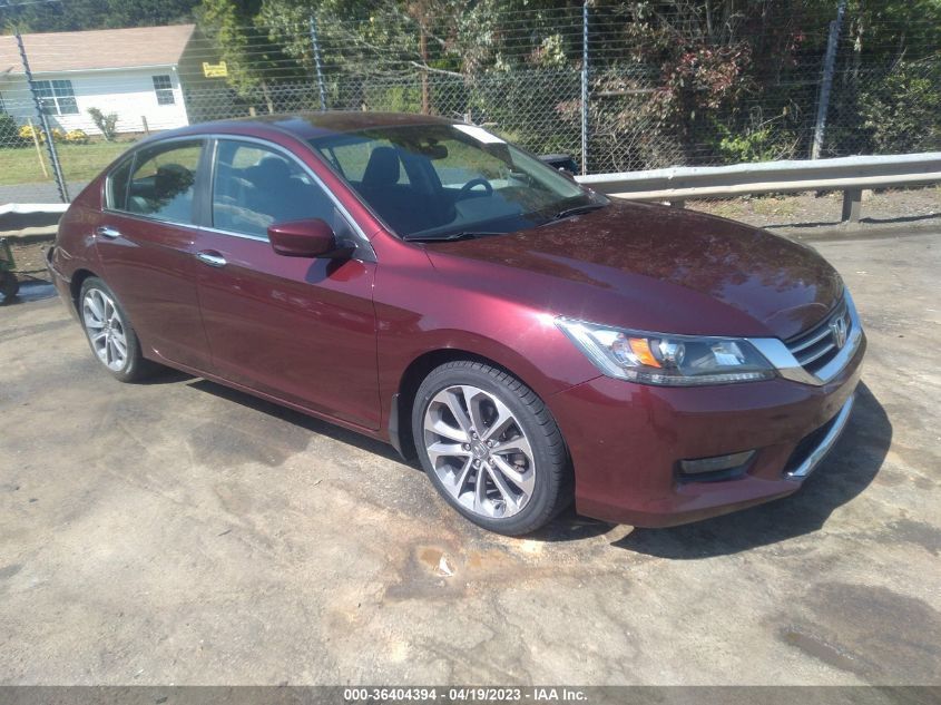 2014 HONDA ACCORD SEDAN SPORT - 1HGCR2F53EA074615