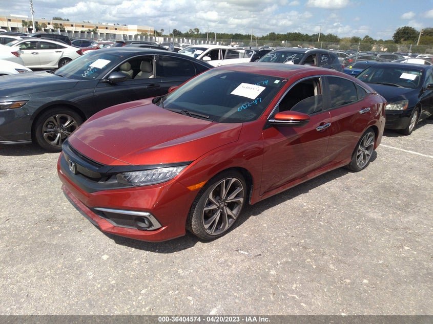 VIN 19XFC1F91LE000324 2020 HONDA CIVIC SEDAN TOURING