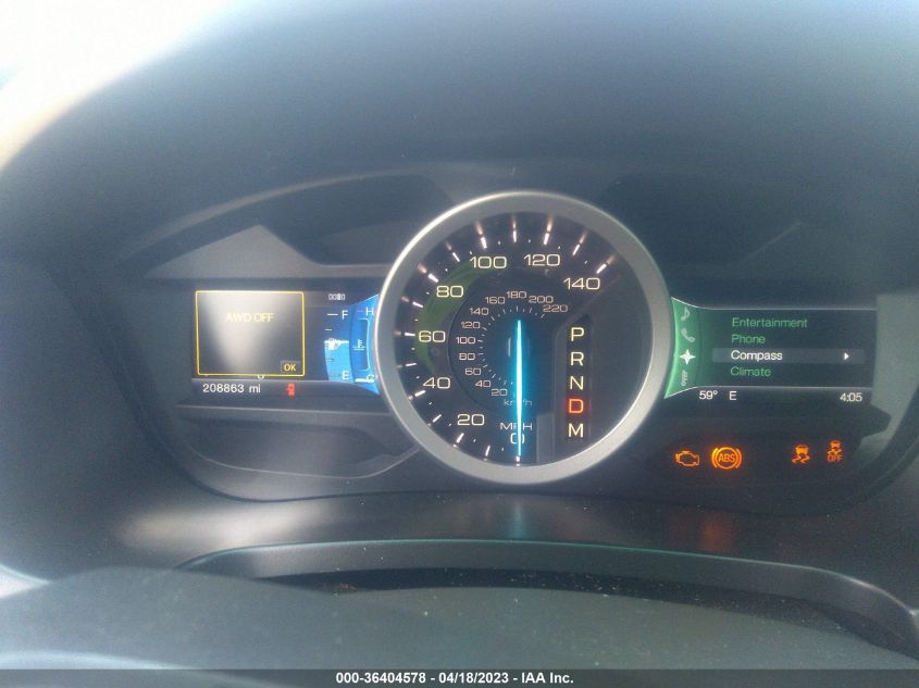 2013 FORD EXPLORER LIMITED - 1FM5K8F84DGC72216