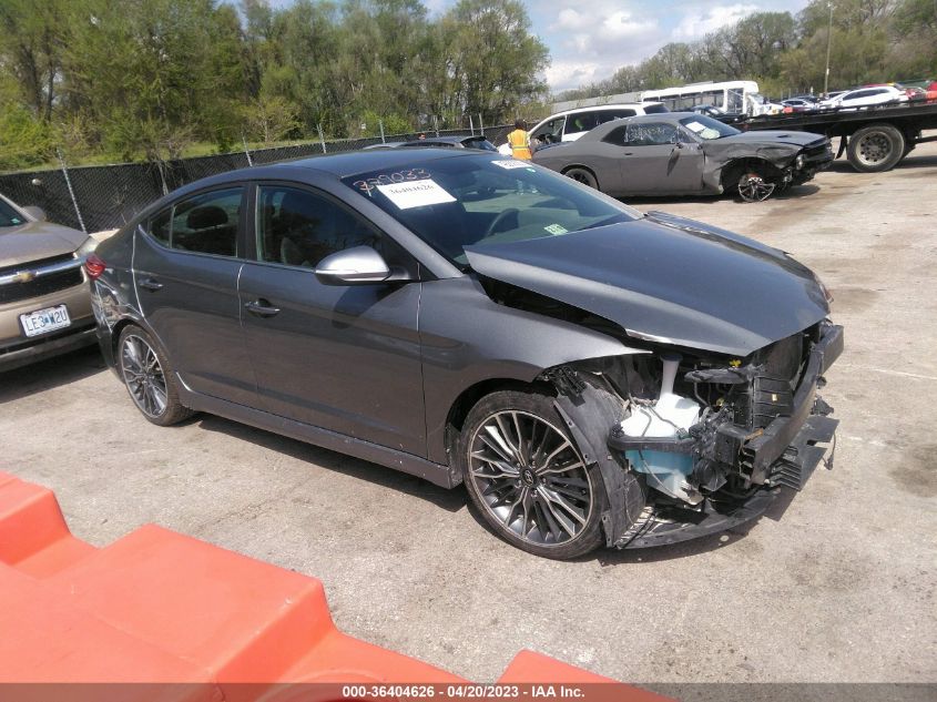 2017 HYUNDAI ELANTRA SPORT - KMHD04LB1HU339033