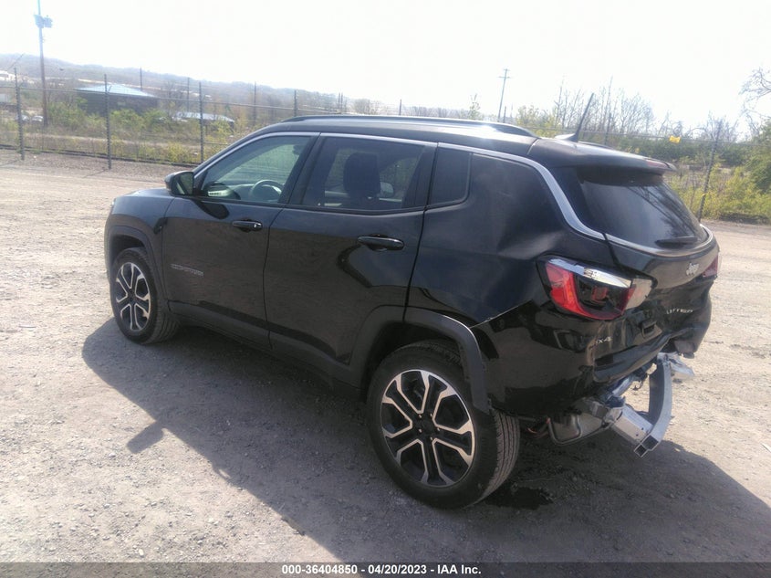 VIN 3C4NJDCBXNT224197 2022 JEEP COMPASS LIMITED