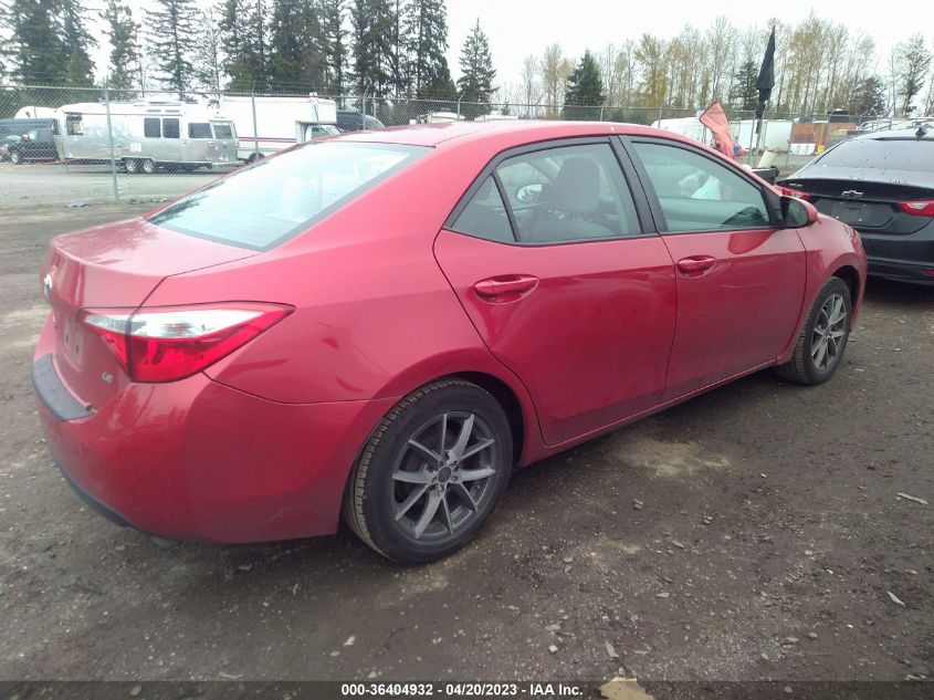 2014 TOYOTA COROLLA L/LE/S/S PLUS/LE PLUS - 5YFBURHE6EP074800