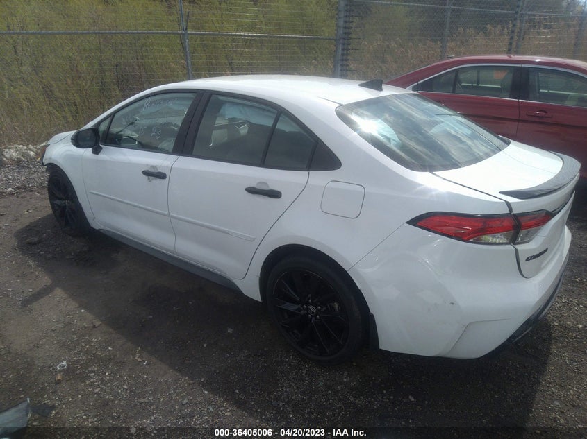VIN 5YFS4MCE6MP075339 2021 TOYOTA COROLLA SE