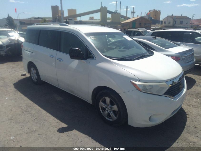 2014 NISSAN QUEST SV - JN8AE2KP8E9100513