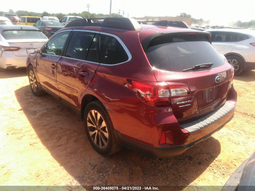 2016 SUBARU OUTBACK 3.6R LIMITED - 4S4BSENC4G3259923