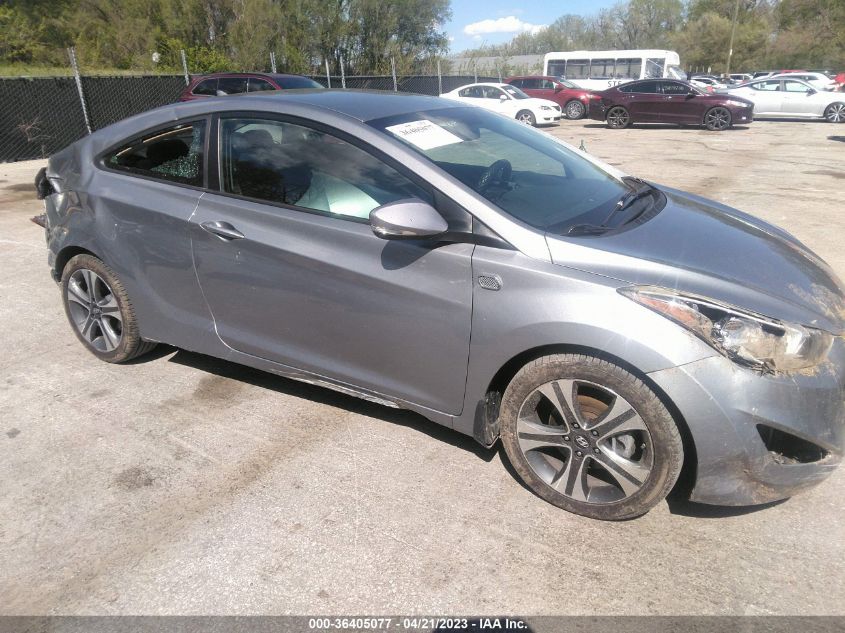 2014 HYUNDAI ELANTRA COUPE - KMHDH6AHXEU028398