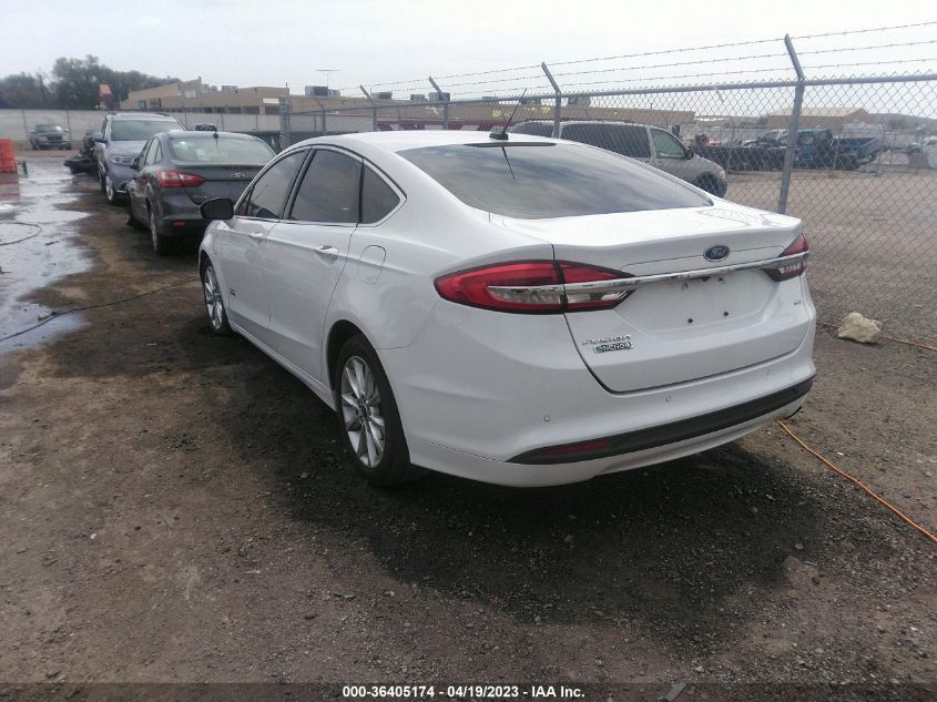 2017 FORD FUSION ENERGI SE - 3FA6P0PU1HR108238