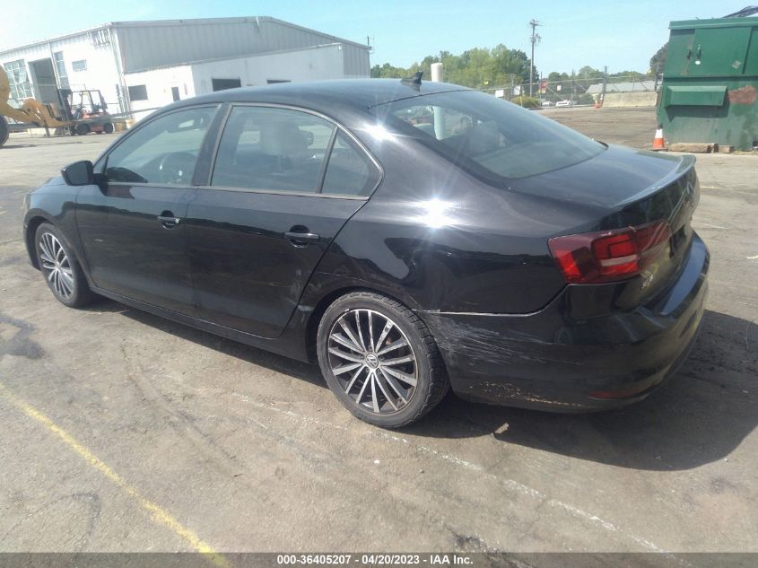 2016 VOLKSWAGEN JETTA SEDAN 1.8T SPORT - 3VWD17AJ1GM325825