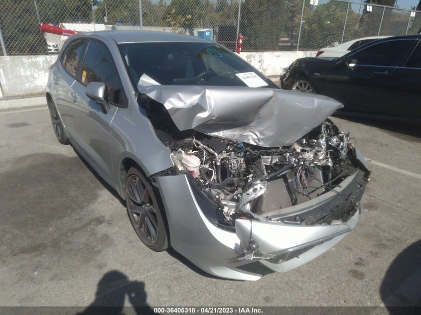 VIN JTNC4MBE6M3134433 2021 TOYOTA COROLLA HATCHBACK XSE
