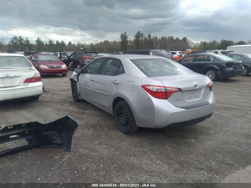 2015 TOYOTA COROLLA LE - 2T1BURHE2FC441192