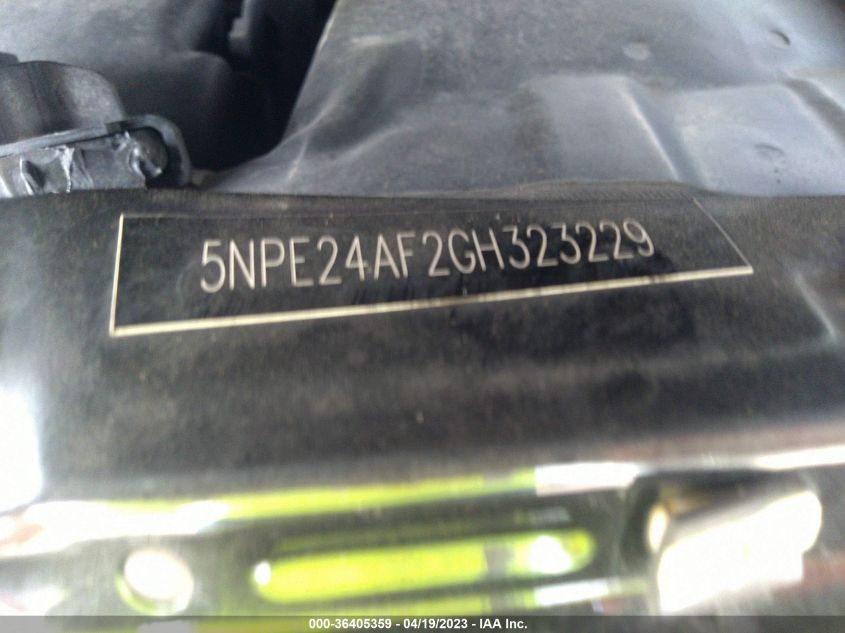 2016 HYUNDAI SONATA 2.4L SE - 5NPE24AF2GH323229