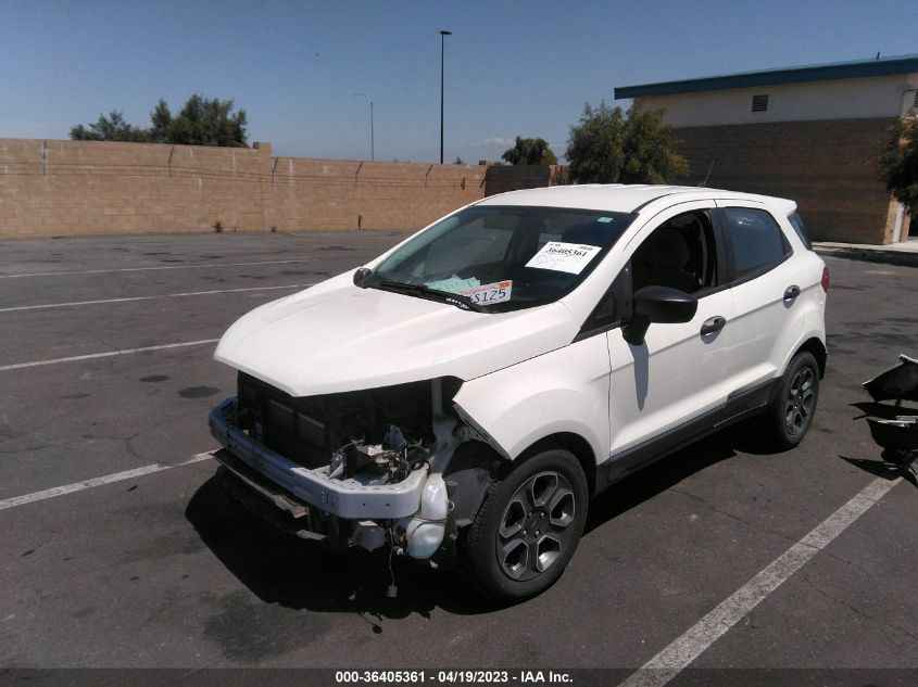 2020 FORD ECOSPORT S - MAJ3S2FE4LC355851