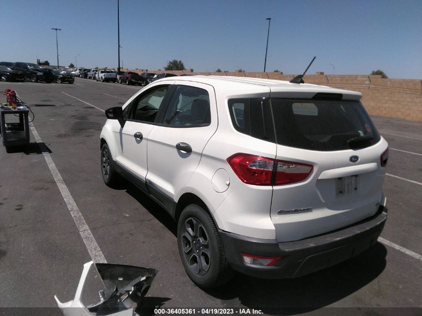 2020 FORD ECOSPORT S - MAJ3S2FE4LC355851