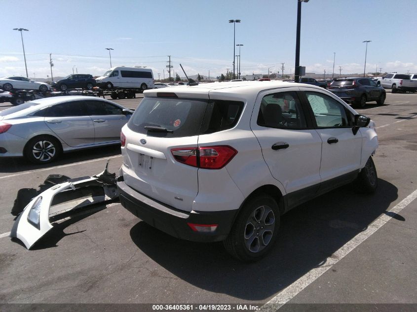 2020 FORD ECOSPORT S - MAJ3S2FE4LC355851