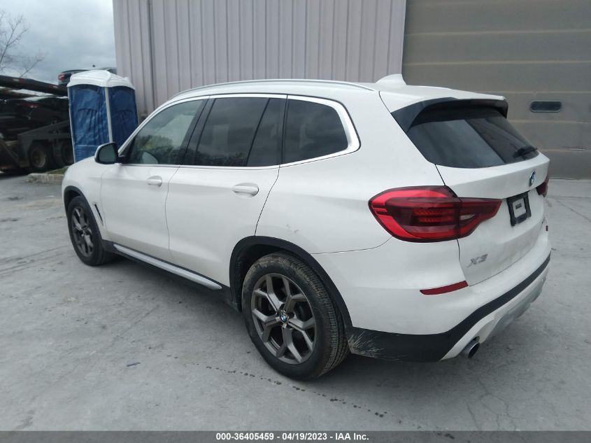 2021 BMW X3 XDRIVE30I - 5UXTY5C00M9E37109