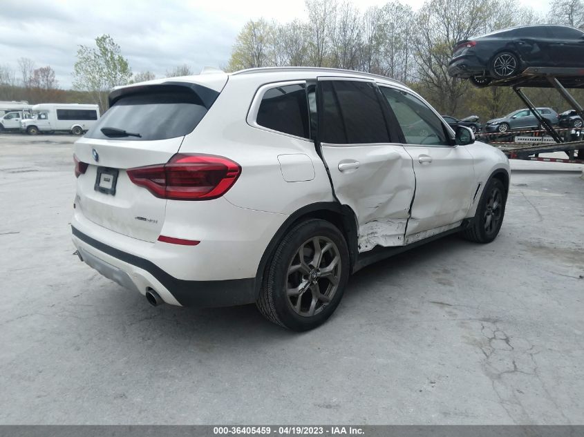 2021 BMW X3 XDRIVE30I - 5UXTY5C00M9E37109