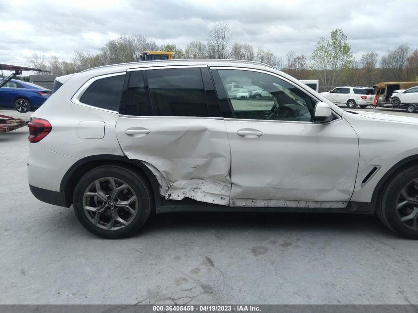 2021 BMW X3 XDRIVE30I - 5UXTY5C00M9E37109