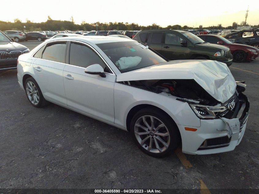 WAUGMAF44KN005613 AUDI A4 PREMIUM/TITANIUM PREMIUM 2019