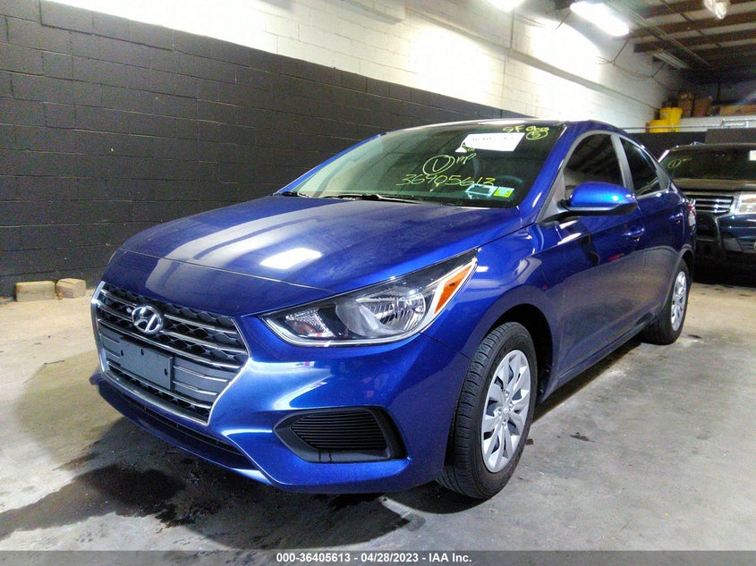 VIN 3KPC24A60NE181195 2022 HYUNDAI ACCENT SE
