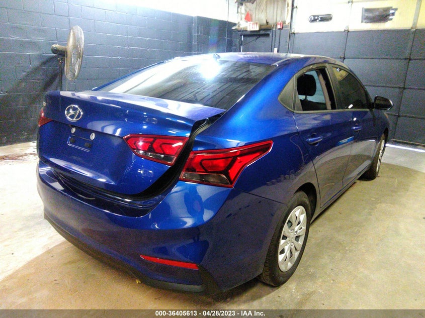 VIN 3KPC24A60NE181195 2022 HYUNDAI ACCENT SE