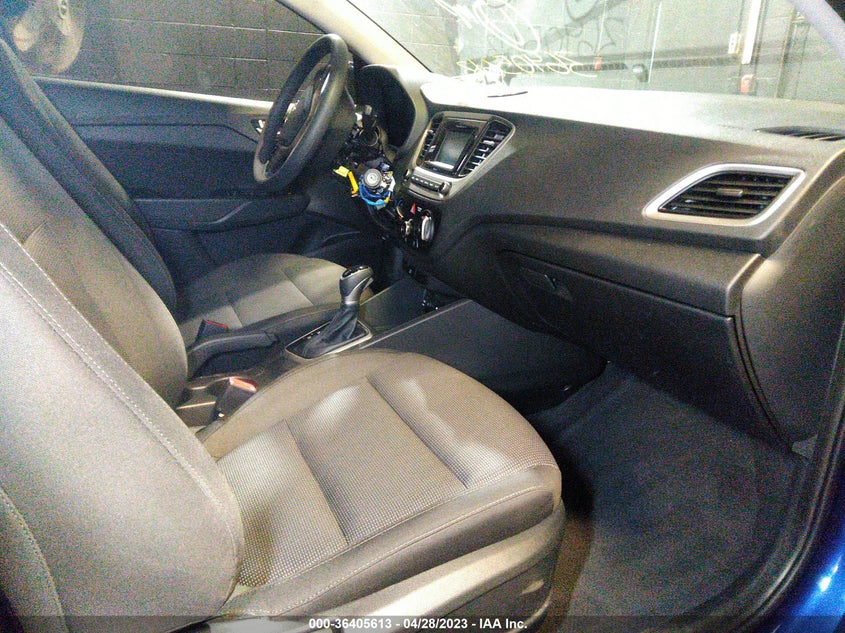 VIN 3KPC24A60NE181195 2022 HYUNDAI ACCENT SE