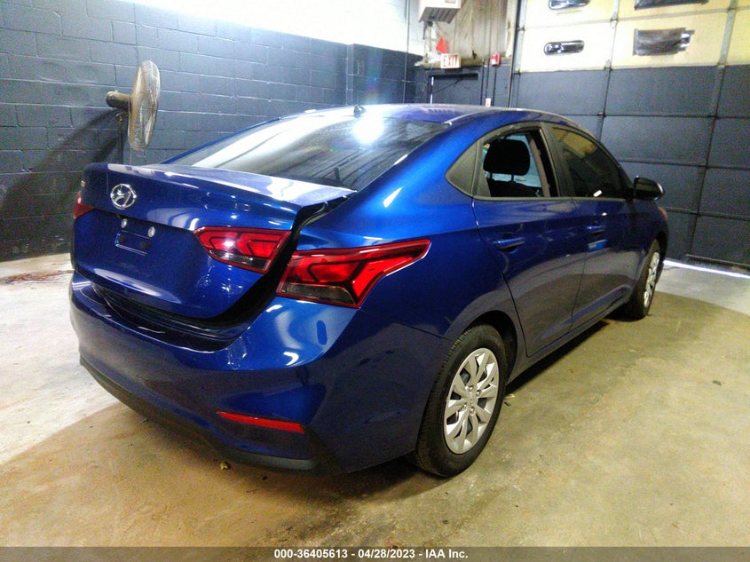 VIN 3KPC24A60NE181195 2022 HYUNDAI ACCENT SE