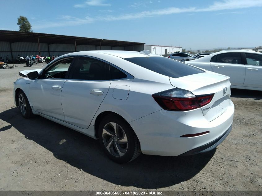 2019 HONDA INSIGHT LX 19XZE4F11KE017366