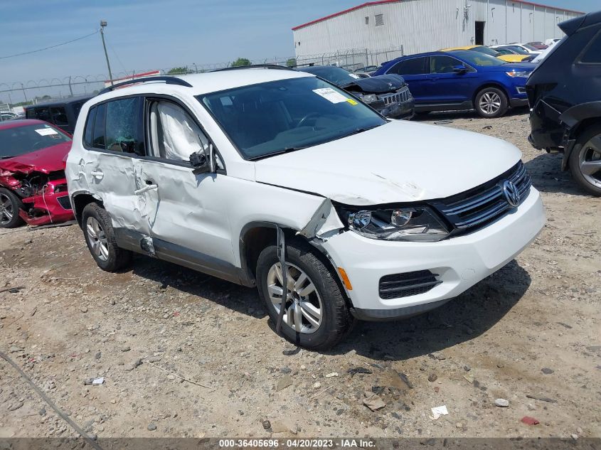 2016 VOLKSWAGEN TIGUAN S/SEL/SE/R-LINE - WVGAV7AX5GW537217