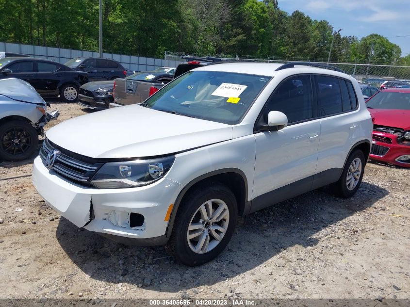 2016 VOLKSWAGEN TIGUAN S/SEL/SE/R-LINE - WVGAV7AX5GW537217