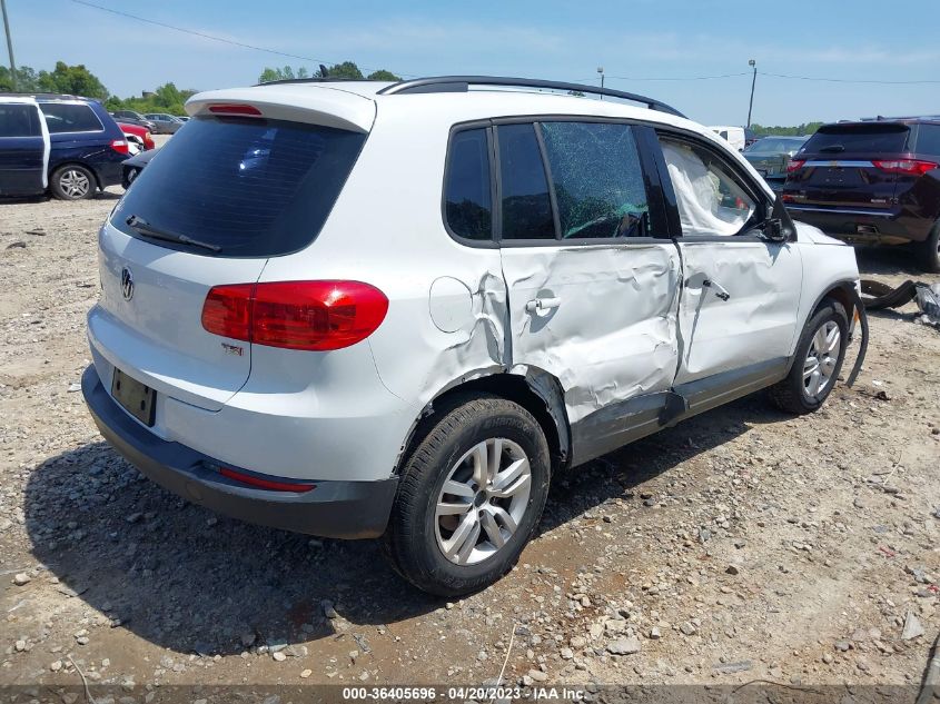 2016 VOLKSWAGEN TIGUAN S/SEL/SE/R-LINE - WVGAV7AX5GW537217