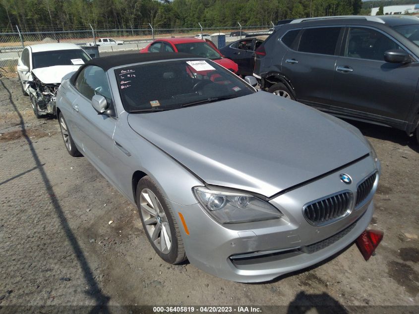 2014 BMW 6 SERIES 640I - WBALW7C51ED595921
