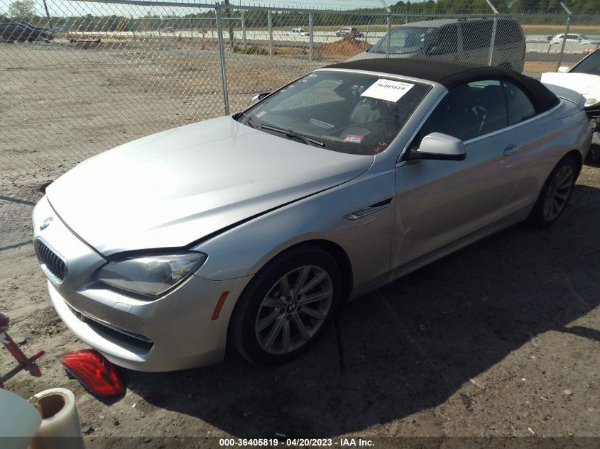 2014 BMW 6 SERIES 640I - WBALW7C51ED595921