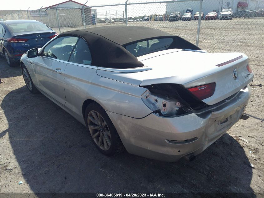 2014 BMW 6 SERIES 640I - WBALW7C51ED595921