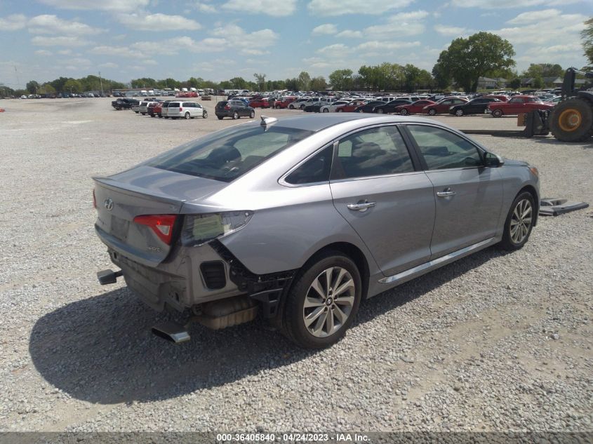 2017 HYUNDAI SONATA SPORT - 5NPE34AF9HH551968