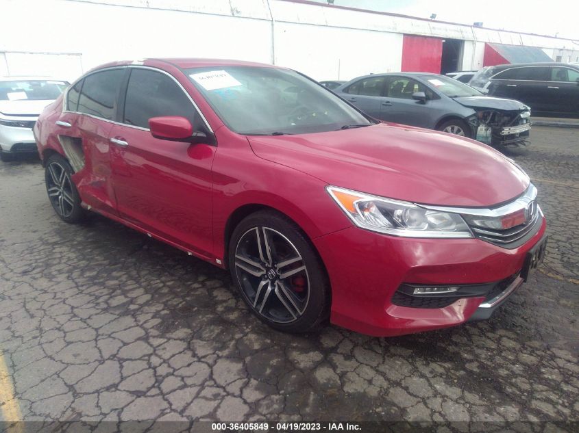 2017 HONDA ACCORD SEDAN SPORT - 1HGCR2F58HA105183