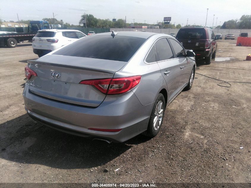 2015 HYUNDAI SONATA 2.4L SE - 5NPE24AF0FH048944