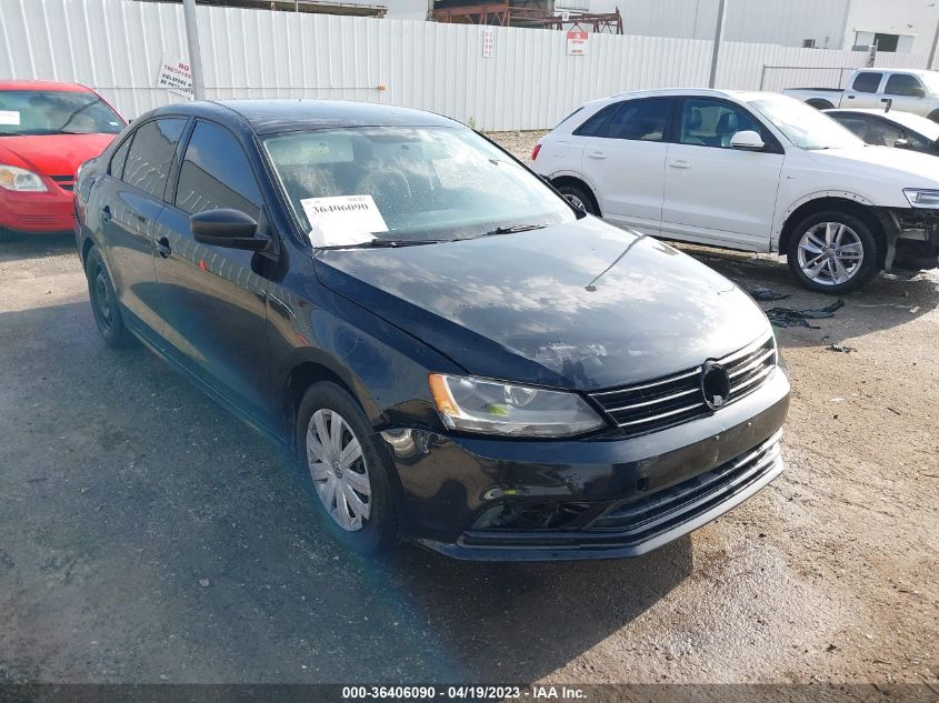 2015 VOLKSWAGEN JETTA SEDAN 2.0L S - 3VW2K7AJ8FM268980